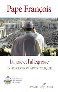 La joie et l'allégresse par le  Pape François